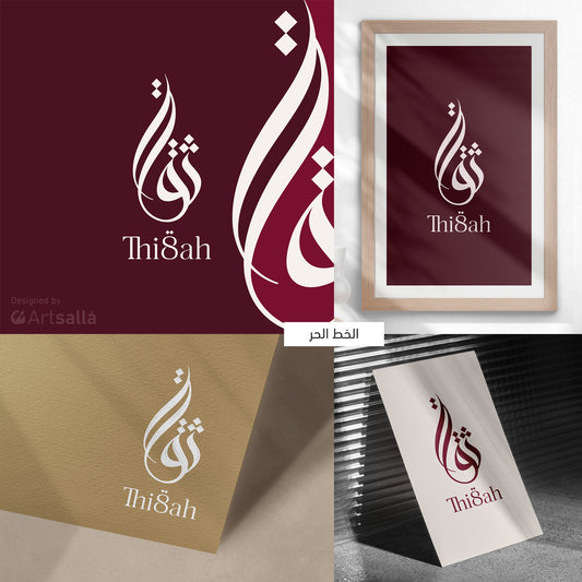 تصميم شعار بالخط العربي