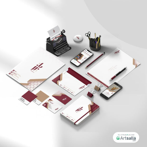 استعراض لهوية بصرية متكاملة لعلامة 